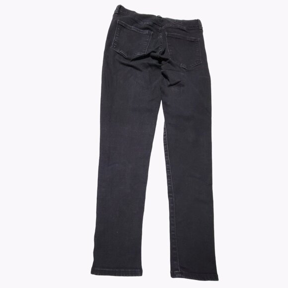 Gap Favorite Jegging Jeans Womens Size 8 Skinny Mid Rise Black Denim Pants - Picture 3 of 6